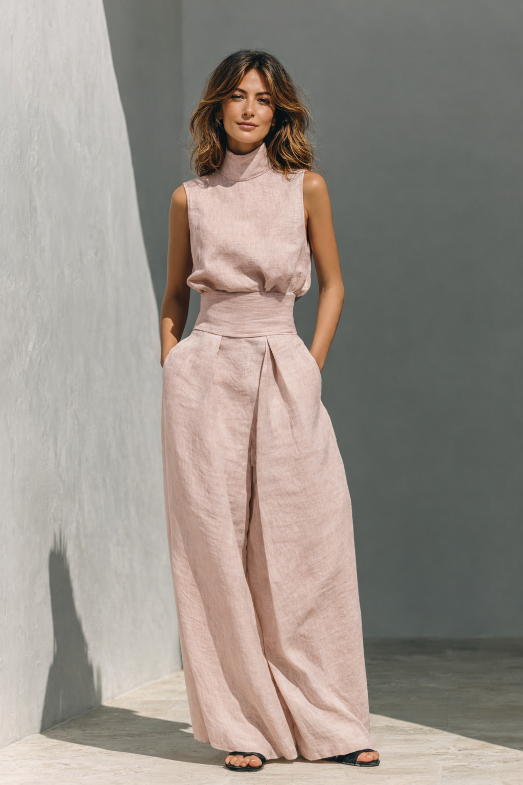 Maria | Tank Top & Wide Trousers Set