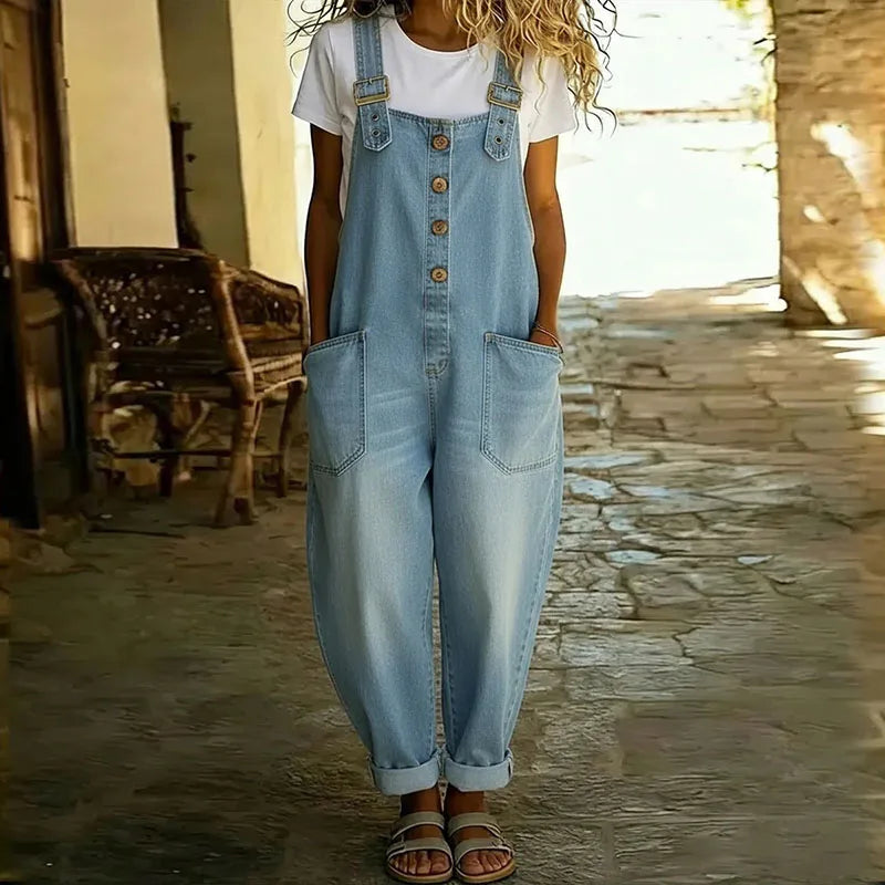 Carmen | Vintage Denim Jumpsuit