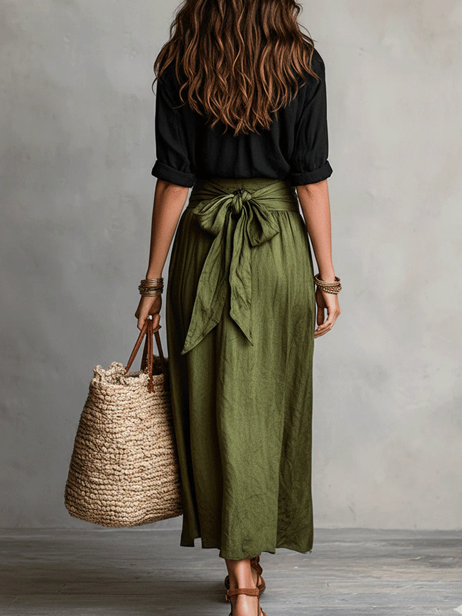 Vera | Two-Piece Midi Skirt Set