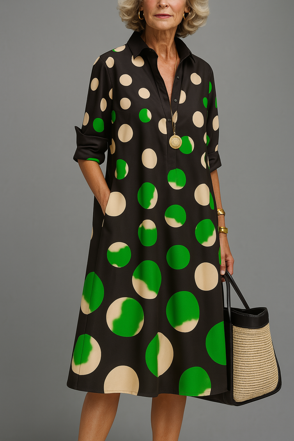 Naomi | Stylish and Polished Midi Dress