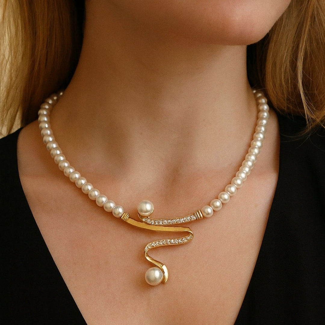 Perla | Pearl Necklace Set
