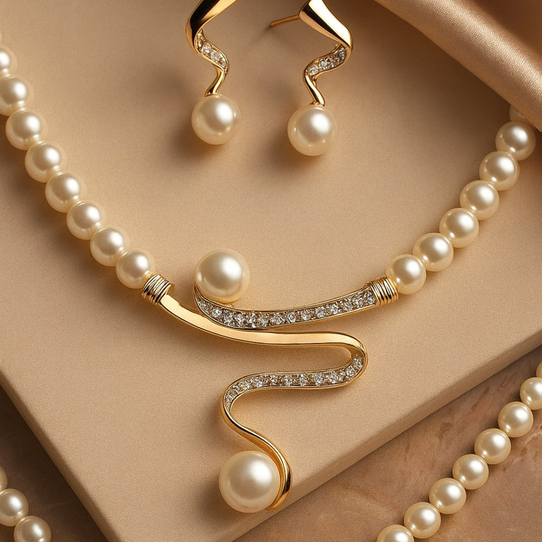 Perla | Pearl Necklace Set