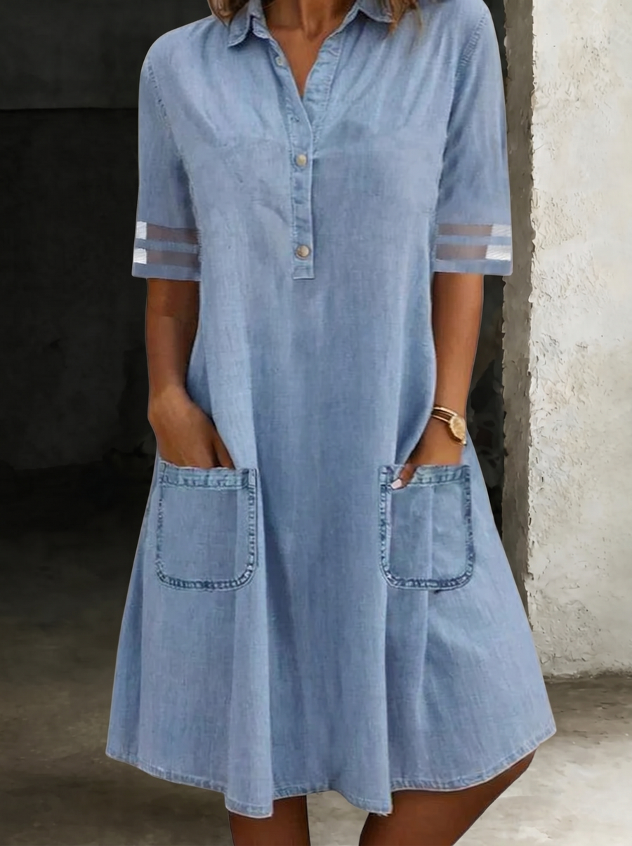 Lucía | Flattering Denim Dress