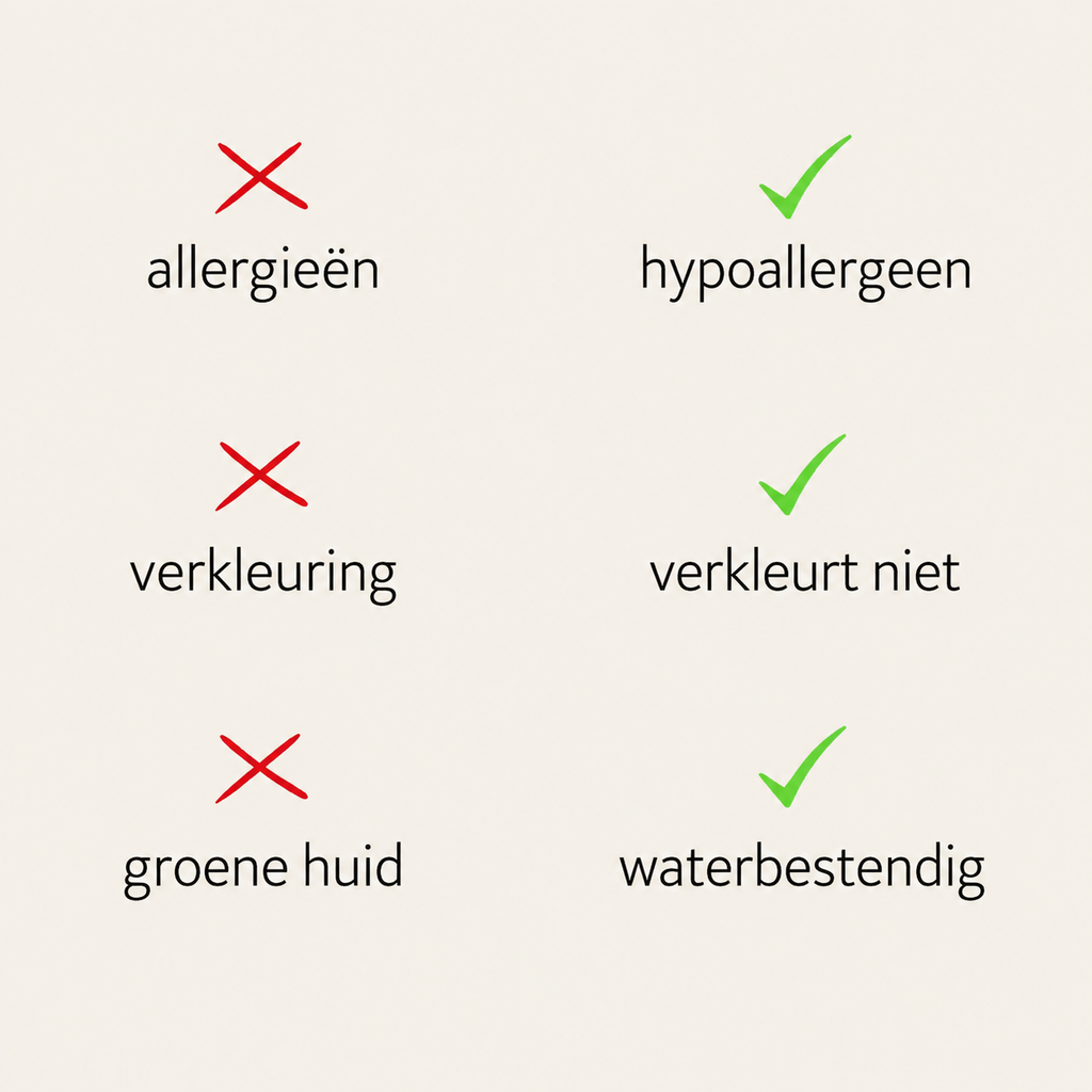 Elegante Natuurlijke Parel Halsketting Set