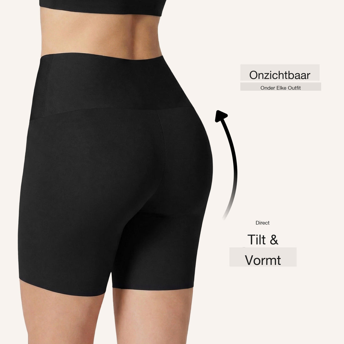 Valentina Anti-Rol Shaper Short â€“ Onzichtbaar & Corrigerend