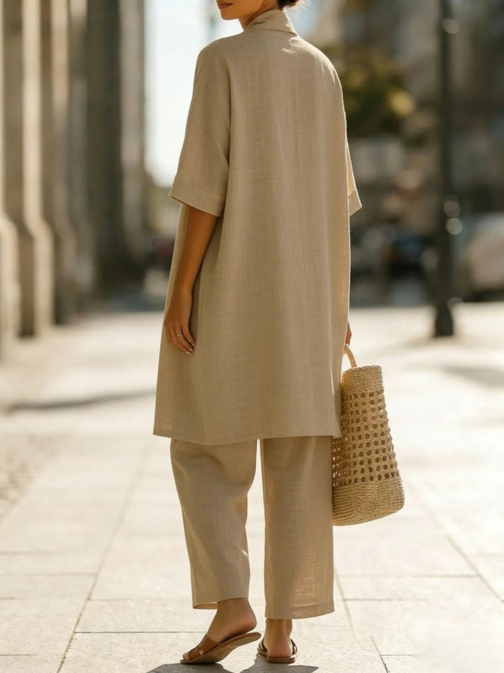 Lightweight, Breathable and Elegant Minimalist 3-Piece Set