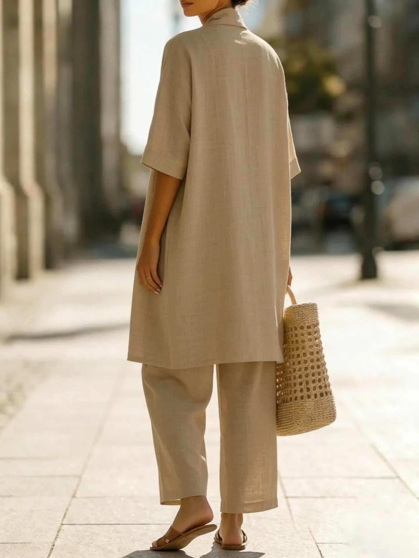 Lightweight, Breathable and Elegant Minimalist 3-Piece Set