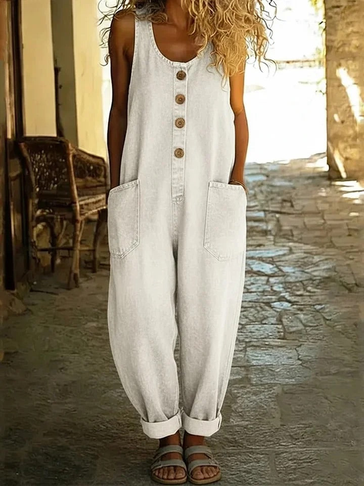Valentina | Vintage Denim Dungarees