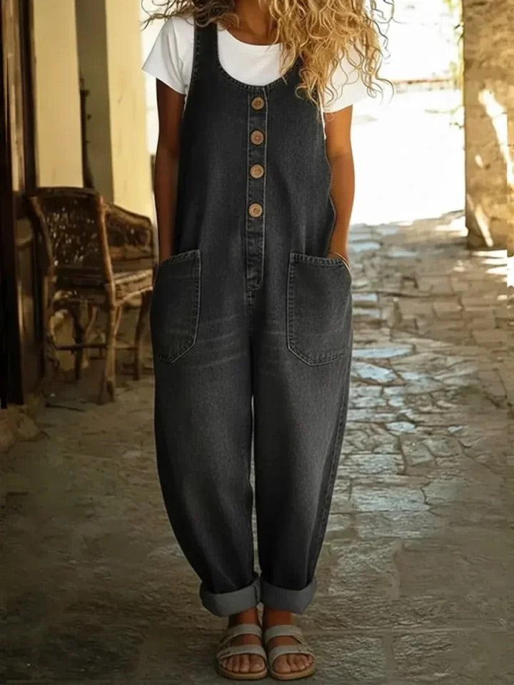 Valentina | Vintage Denim Dungarees